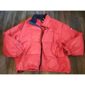 VTG TOMMY HILFIGER Puffer Jacket Coat red Men's XXL